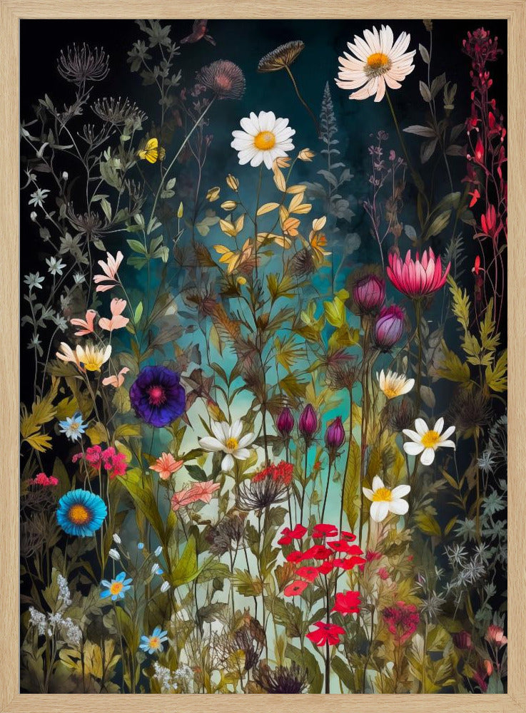 Wildflower Meadow Evergreen Flowers 92 | Poster