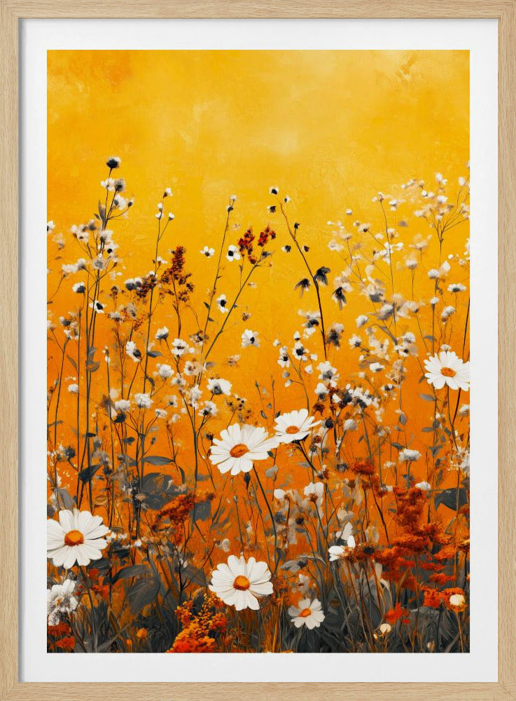 Wildflower Meadow Evergreen Flowers | Poster