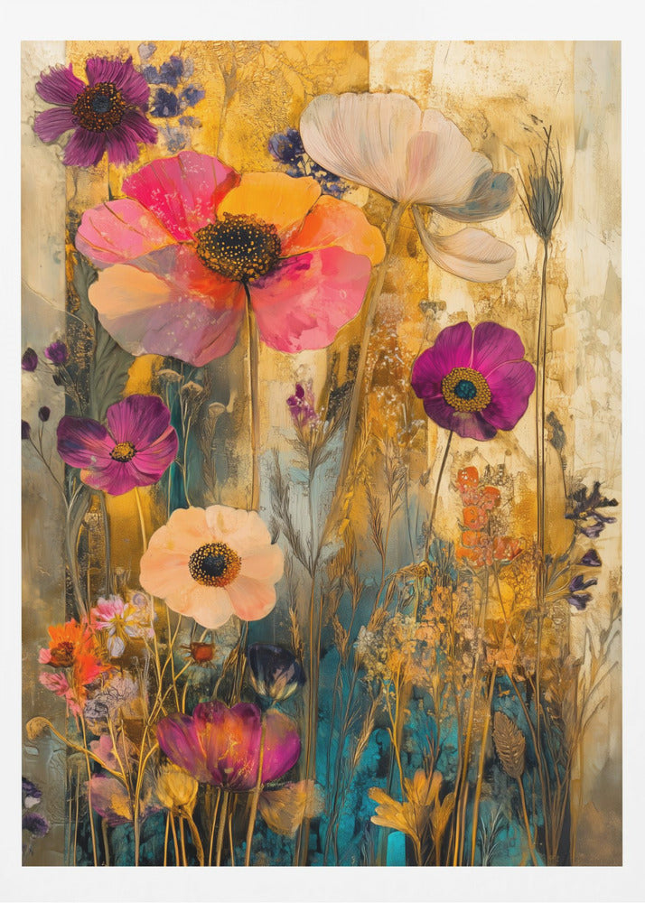 Wildflower Meadow Evergreen Flowers | Poster