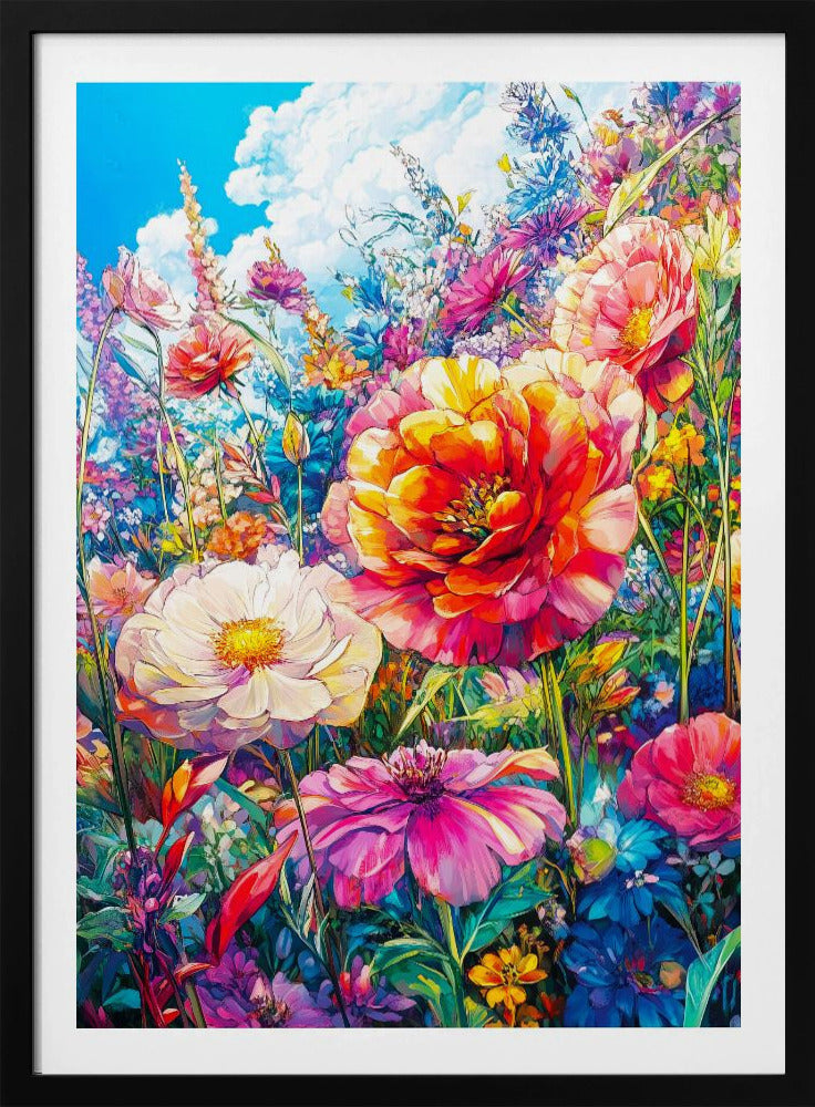 Wildflower Meadow Evergreen Flowers | Poster