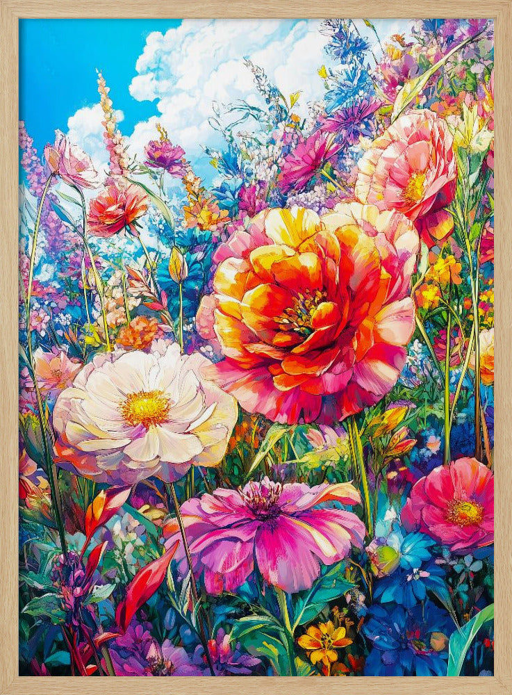Wildflower Meadow Evergreen Flowers | Poster