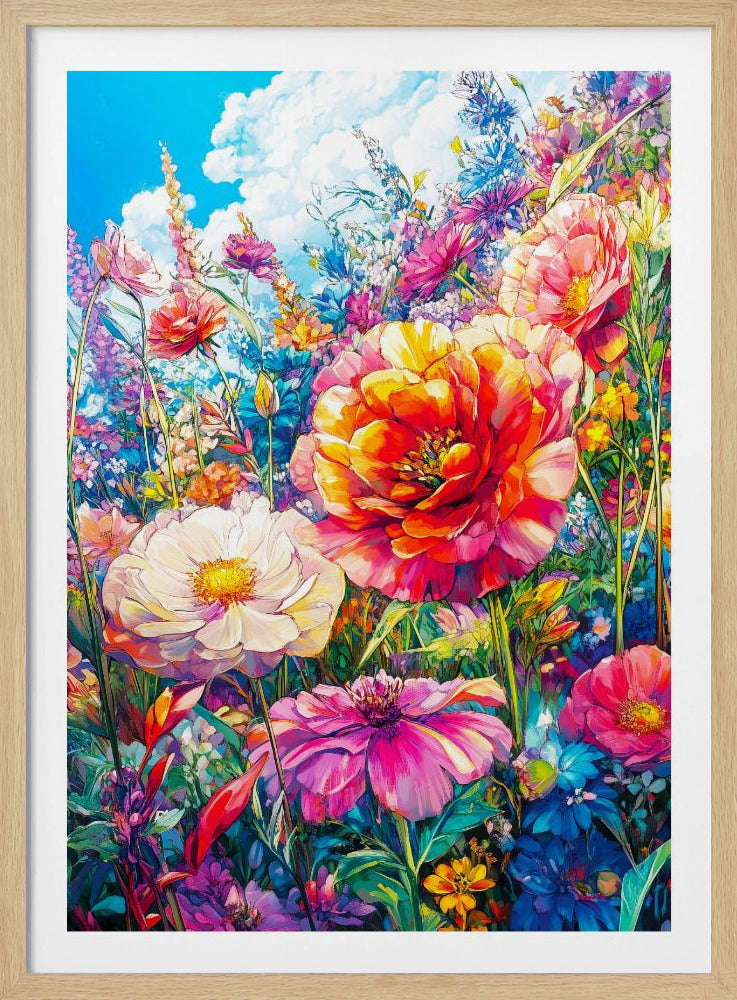 Wildflower Meadow Evergreen Flowers | Poster