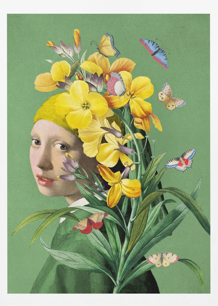 Flicka med pärlörhänge - vårutgåvan | Poster