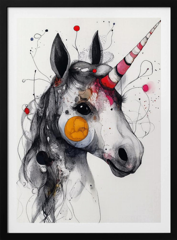 Unicorn drawing art | Poster
