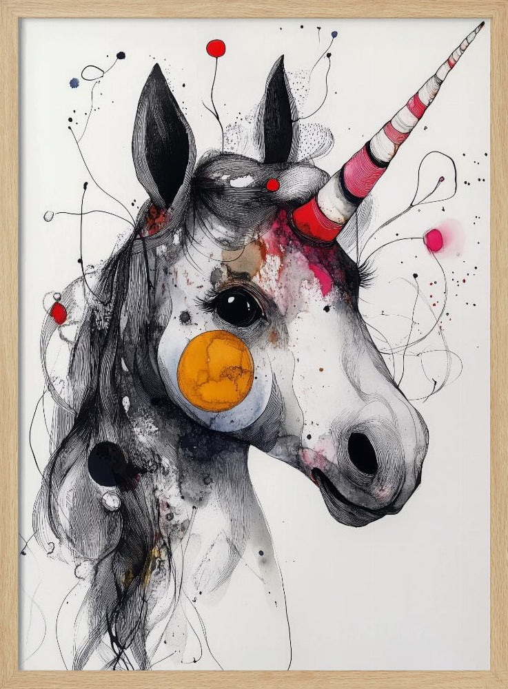 Unicorn drawing art | Poster