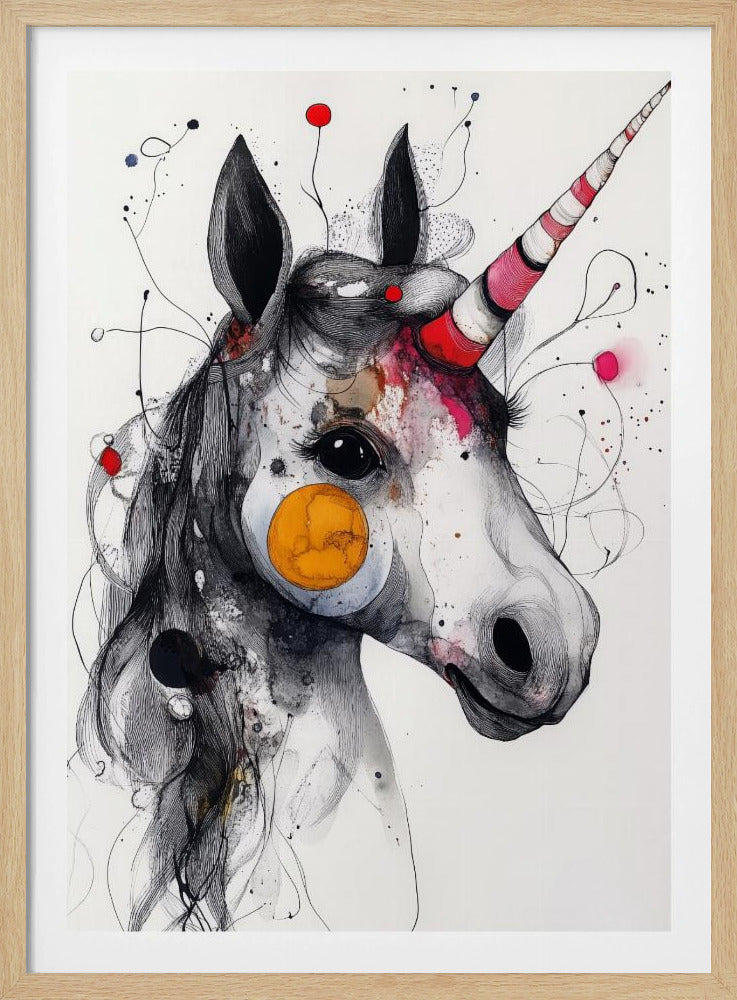 Unicorn drawing art | Poster