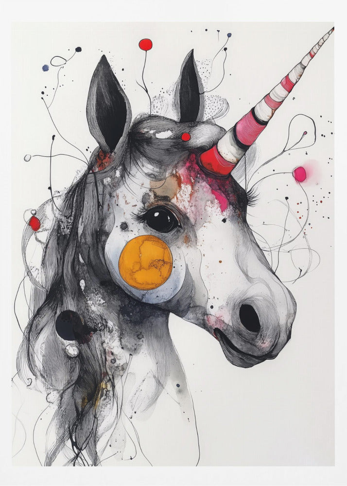 Unicorn drawing art | Poster