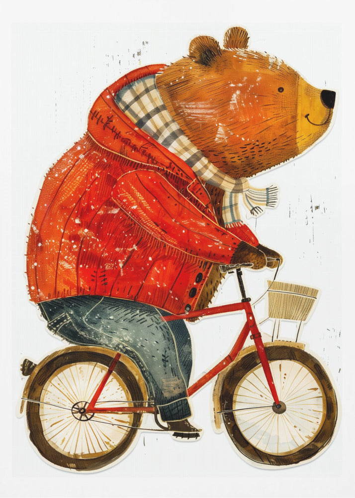 Biker Bear | Poster