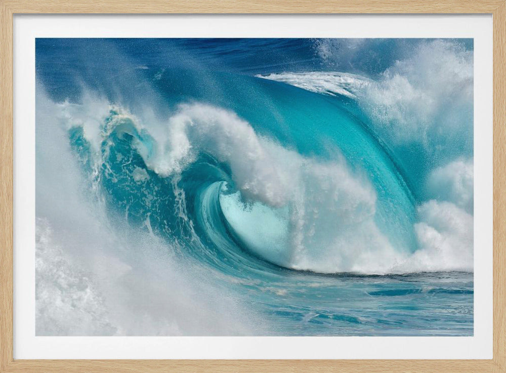 When the ocean turns into blue fire | Poster