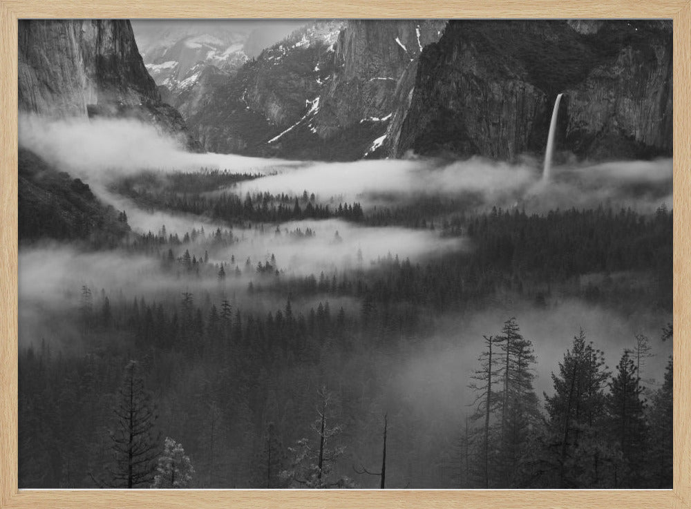 Dimma som flyter i Yosemite Valley | Poster