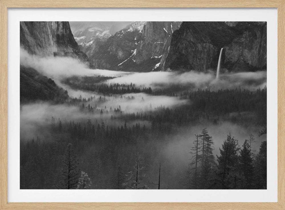 Dimma som flyter i Yosemite Valley | Poster