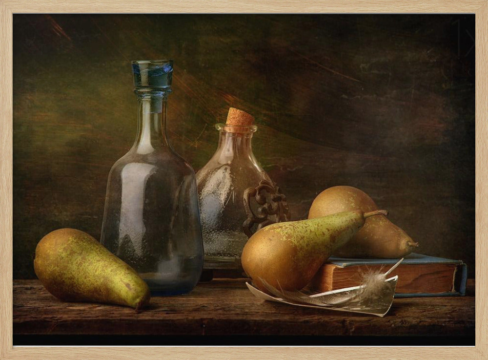 Stilleven met veer | Posters - Kunstdrukken