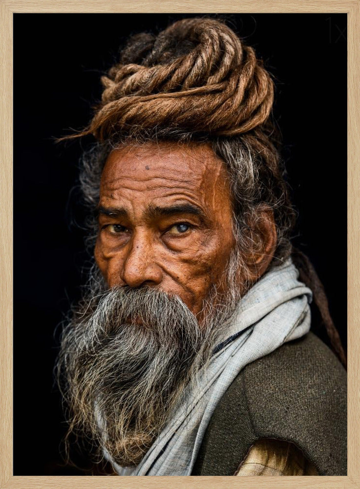 Porträtt av en Sadhu... | Poster