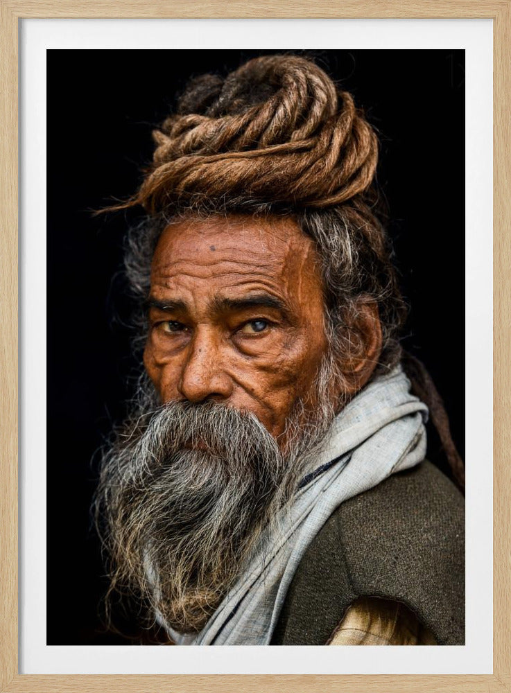 Porträtt av en Sadhu... | Poster