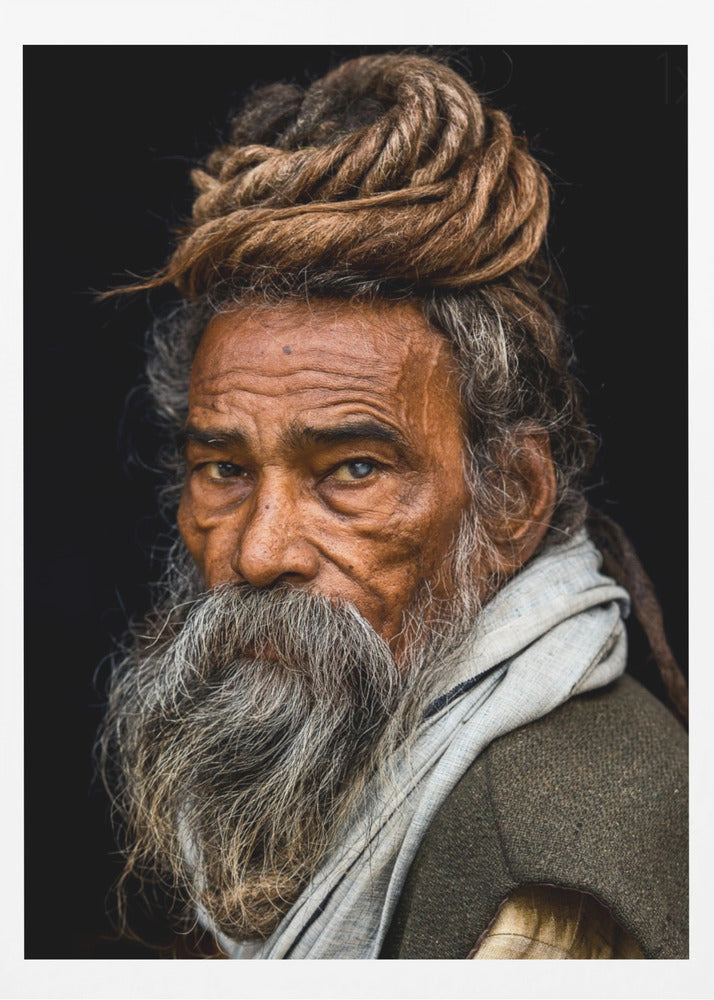Porträtt av en Sadhu... | Poster