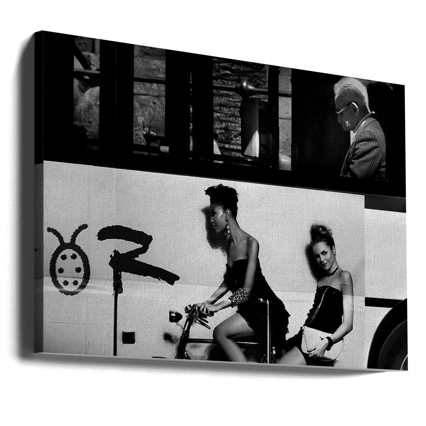 Kontraster i urban stil. | Canvas