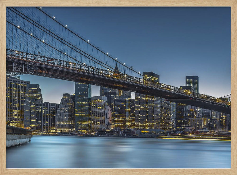 New York - Blå timmen över Manhattan | Poster