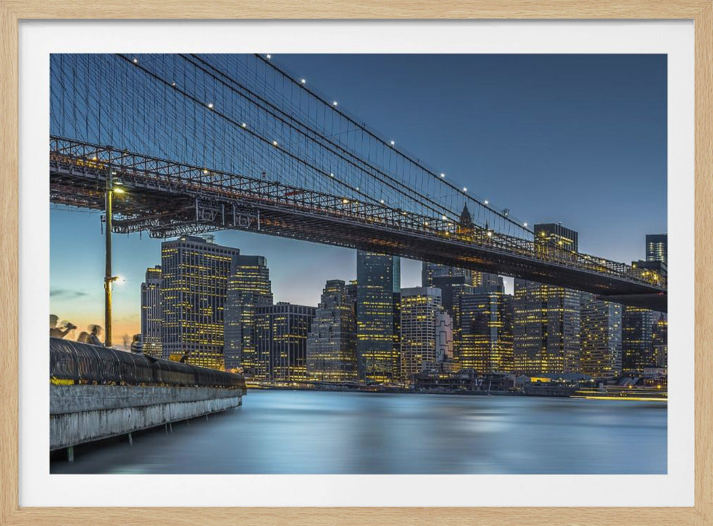 New York - Blå timmen över Manhattan | Poster
