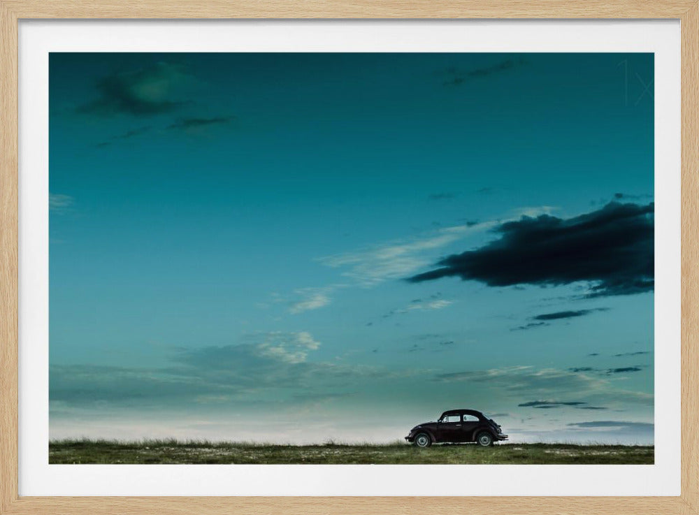 Den röda VW-bubblan | Poster