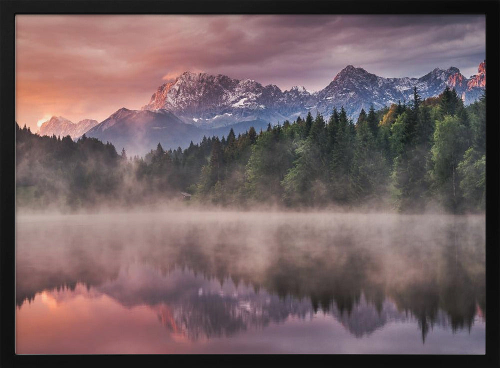 Alba sul lago | Poster - Stampe d’Arte