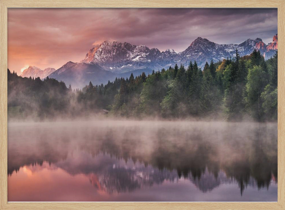 Alba sul lago | Poster - Stampe d’Arte