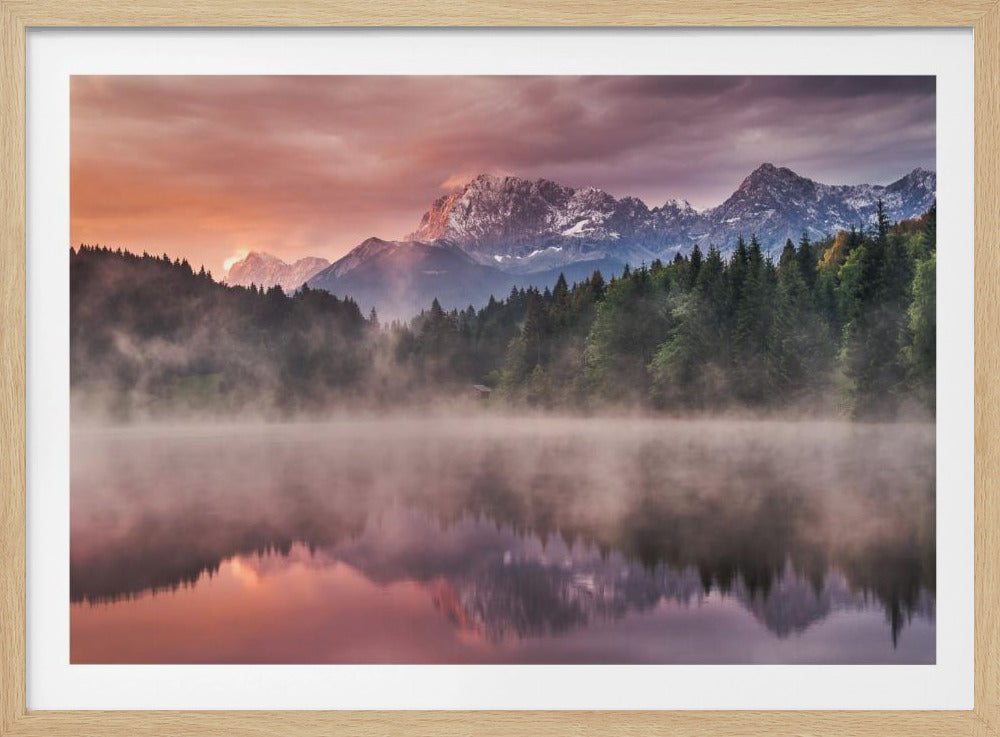 Alba sul lago | Poster - Stampe d’Arte