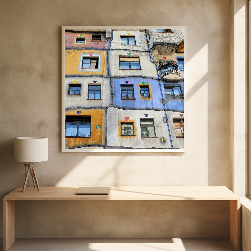 Finestre di Hundertwasser | Carta da Parati Fotografica