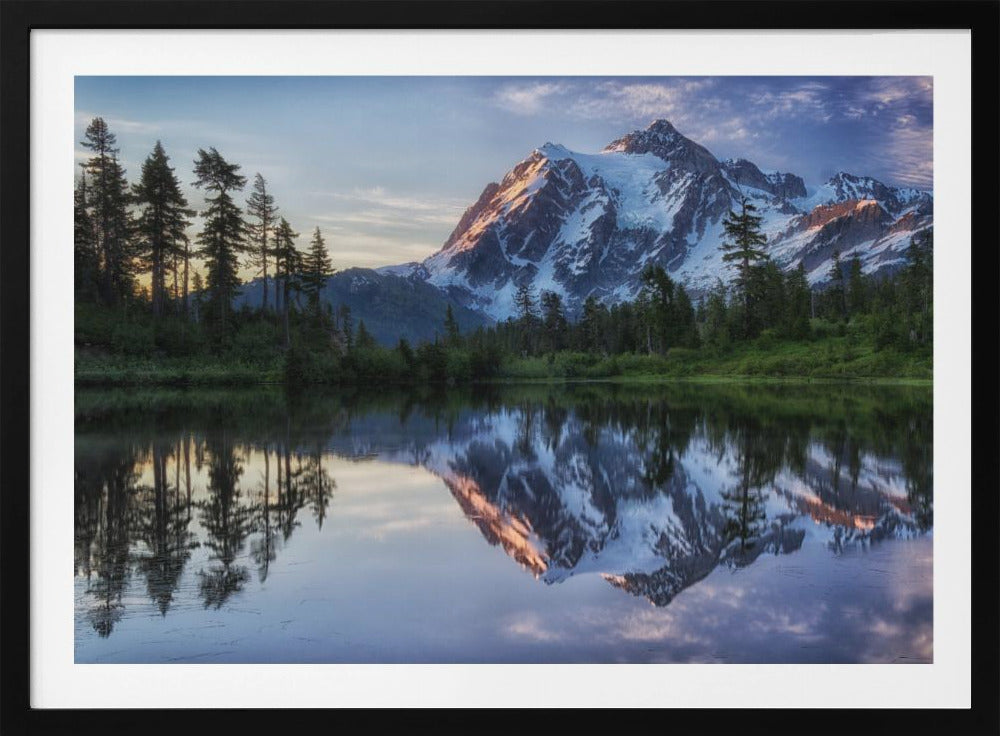 Soluppgång på berget Shuksan | Poster
