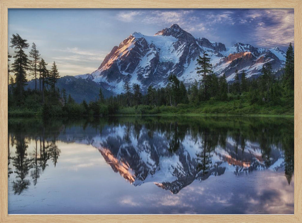Soluppgång på berget Shuksan | Poster
