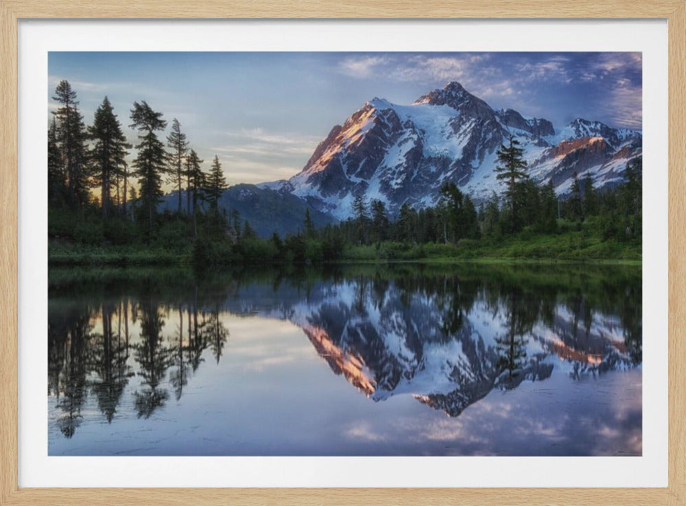Soluppgång på berget Shuksan | Poster