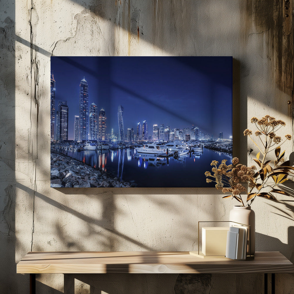 Nuit bleue | Tableaux sur Toile