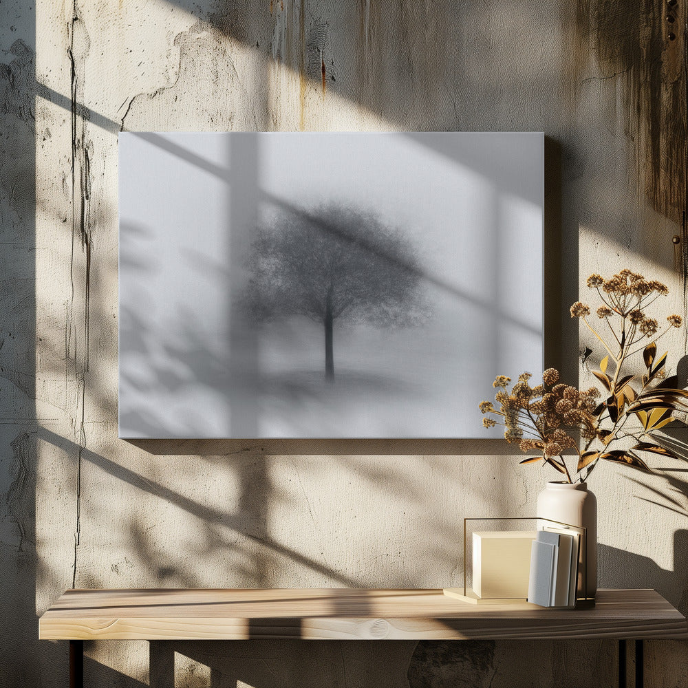 Arbre dans le brouillard | Tableaux sur Toile
