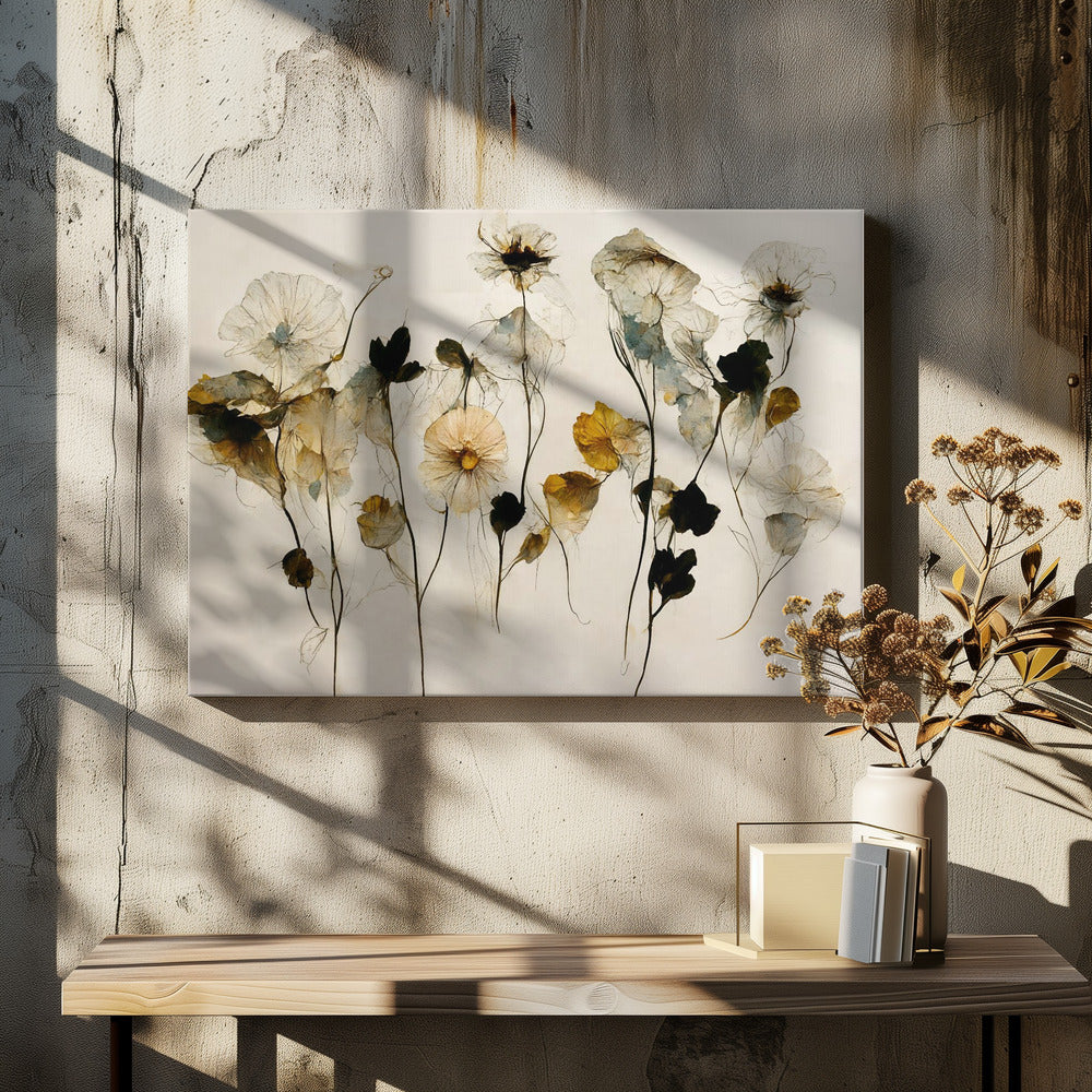 Belles fleurs séchées | Tableaux sur Toile