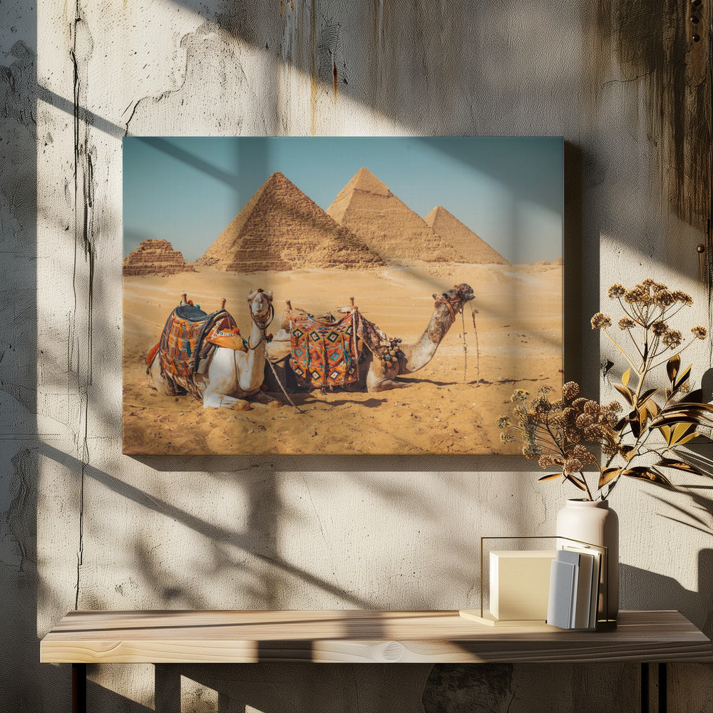 Visite des pyramides | Tableaux sur Toile