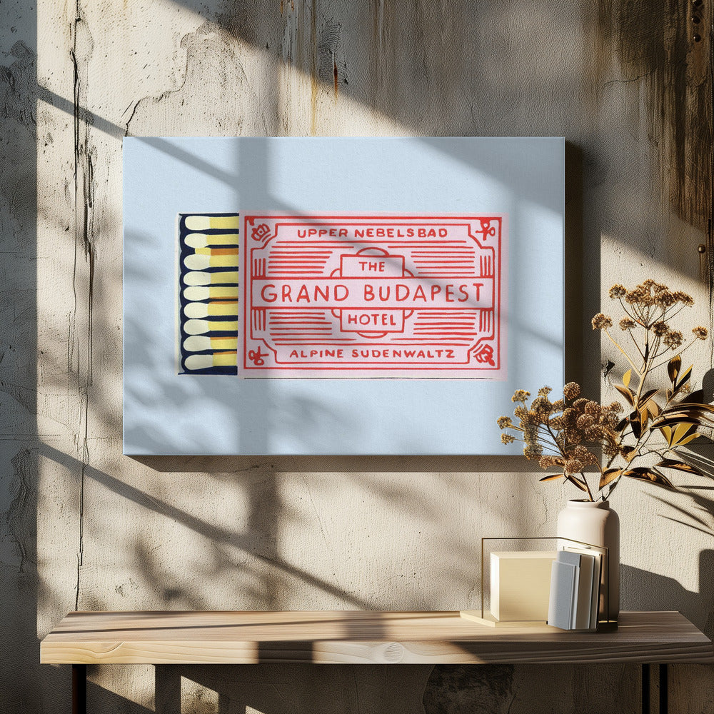 Grand Budapest Hotel-affisch | Canvas