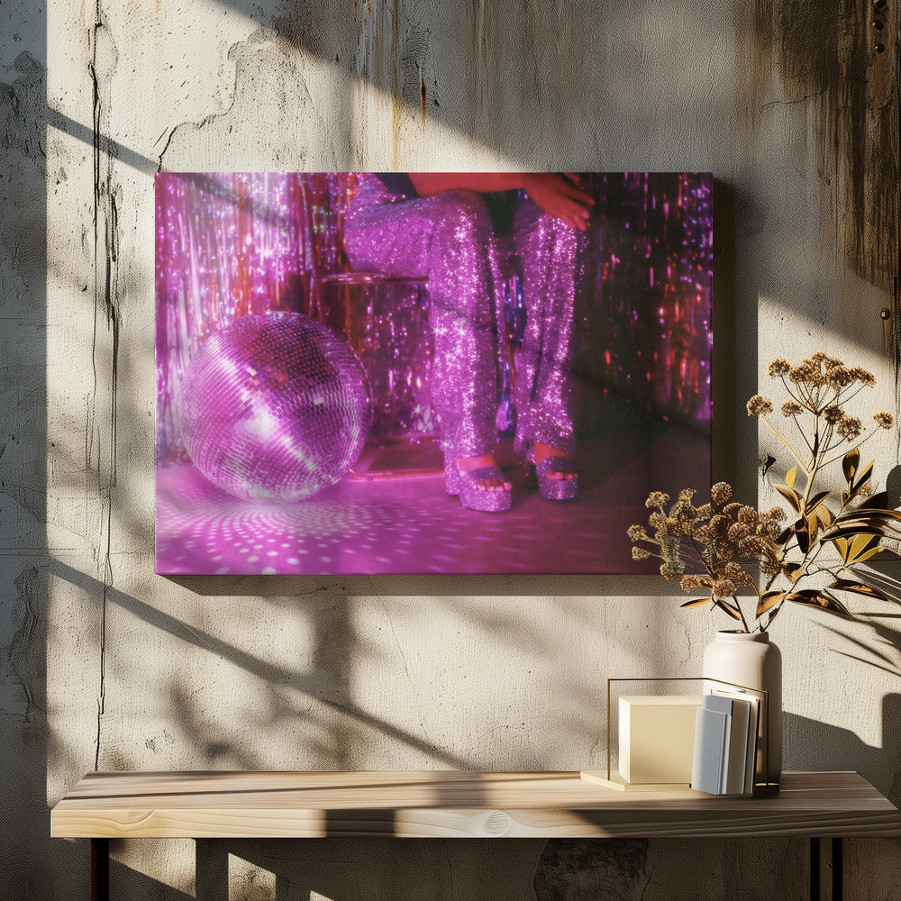 Glitter Disco Vibes | Canvas