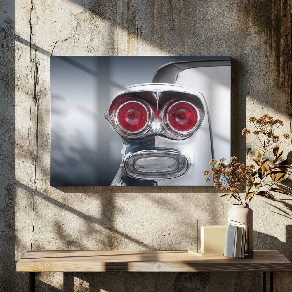 Amerikansk klassisk bil Bonneville 1958 Cabriolet | Canvas