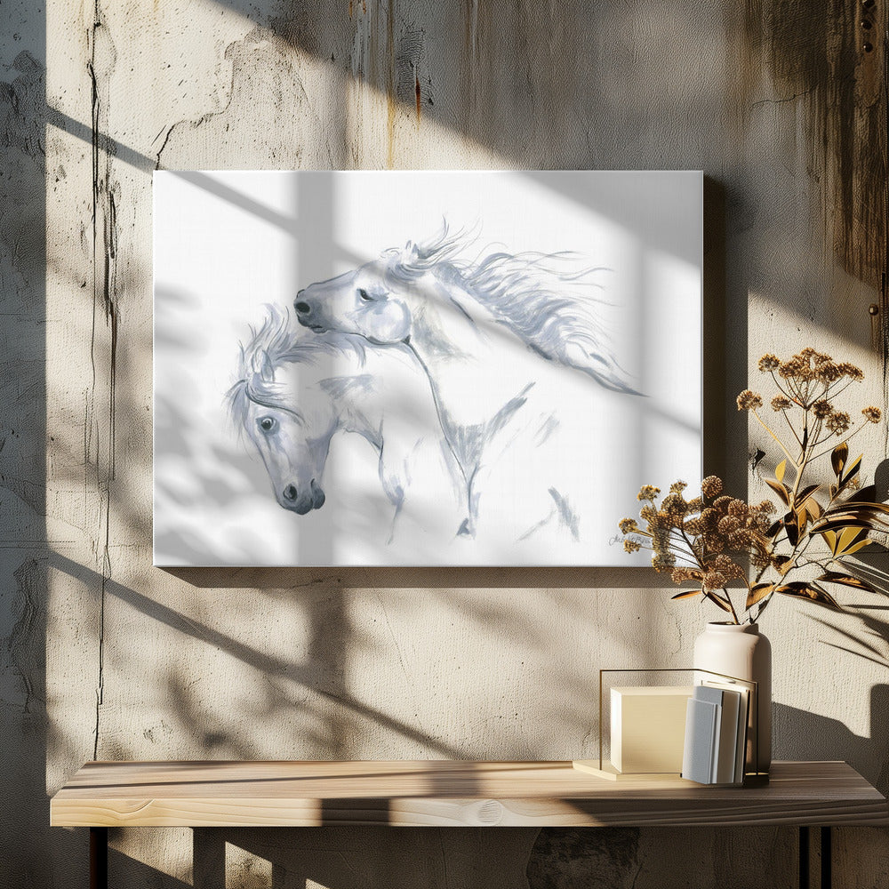 Hästarnas frihet i rörelse | Canvas
