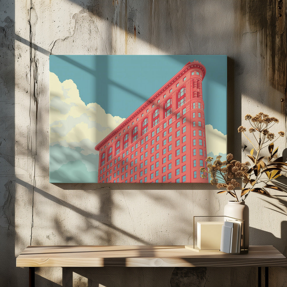 New York Flatiron-byggnaden | Canvastavla