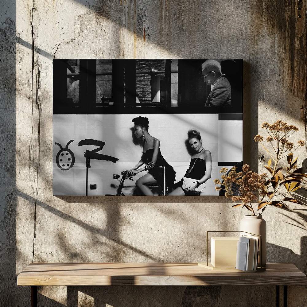 Kontraster i urban stil. | Canvas