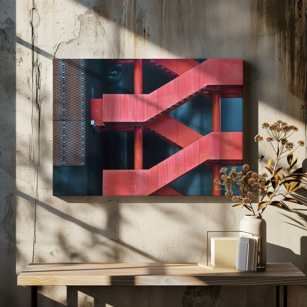 röd rutt | Canvas