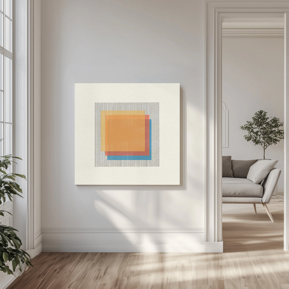 Mid-Century Modern-Objekt Nr. 1. | Leinwand-Bilder