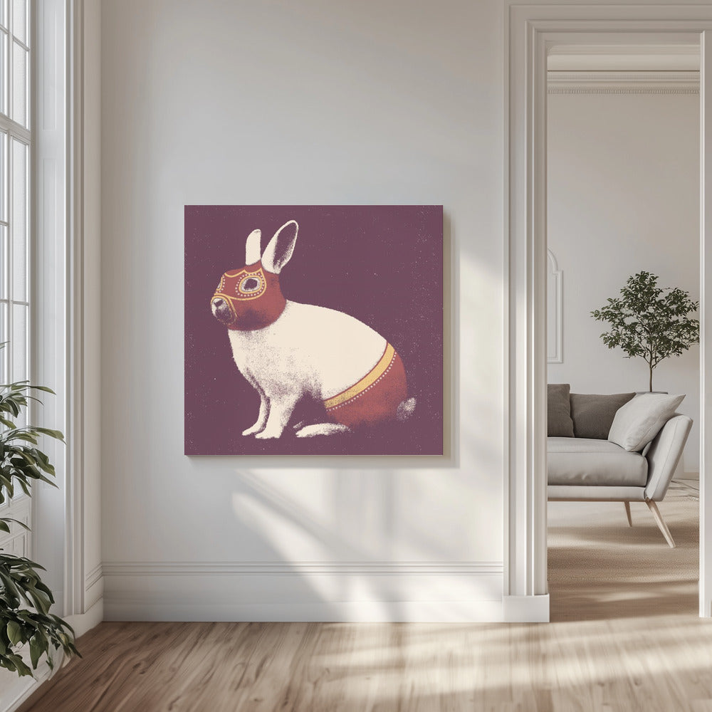 Lapin Catcheur | Canvas