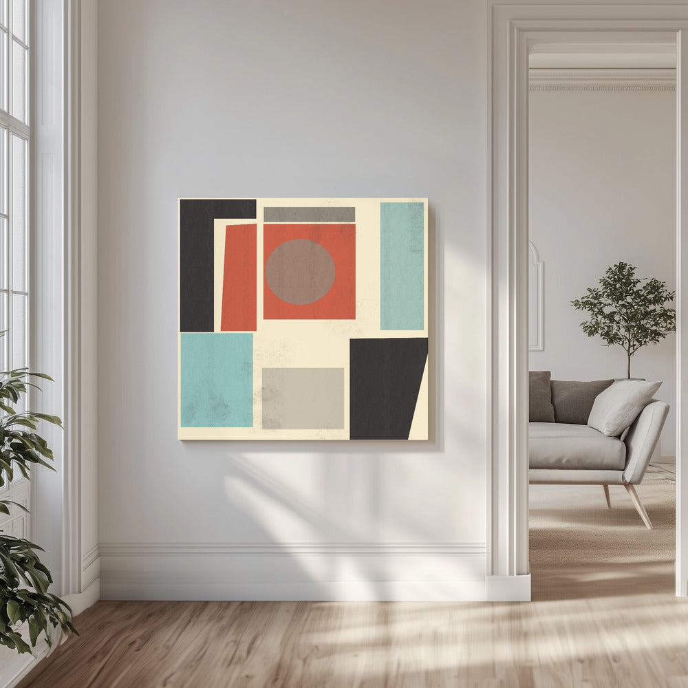 GEOMETRISCHER PUNKT Nr. 1 | Leinwand-Bilder