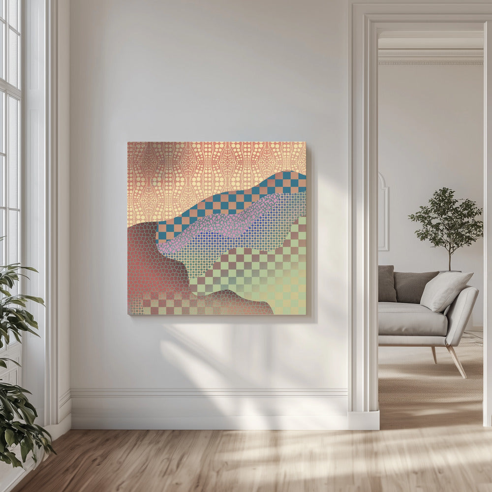 Aboriginal Pattern Collage | Canvas
