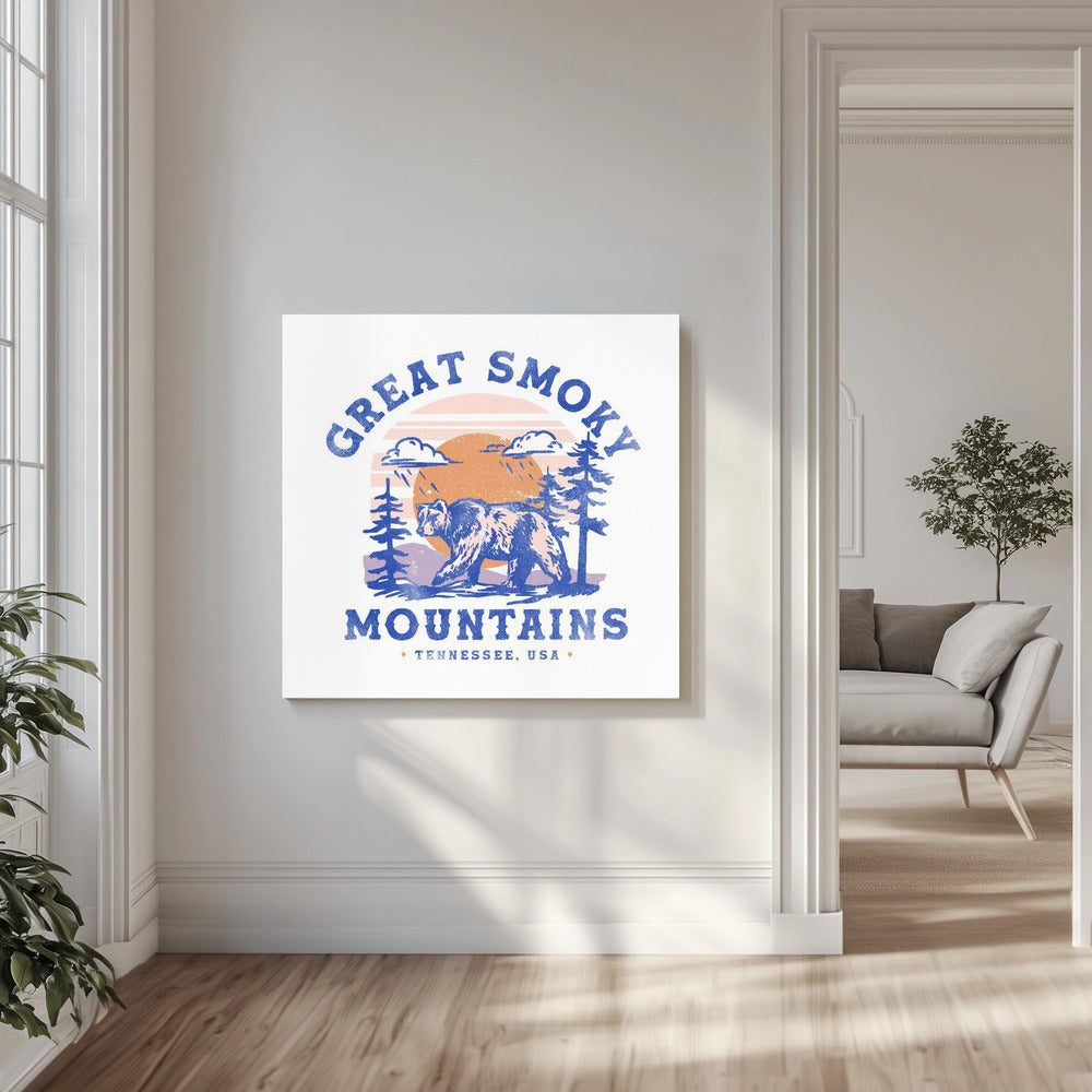 Great Smoky Mountains nationalpark Tennessee | Canvastavla