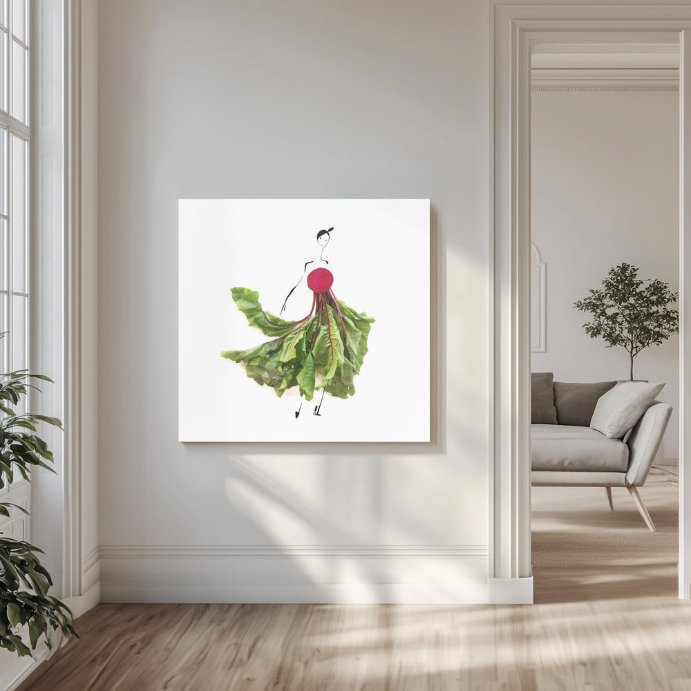 Rödbetsgrönt | Canvas