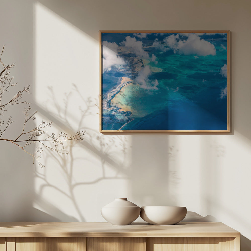 Sandstrand möter hav | Poster