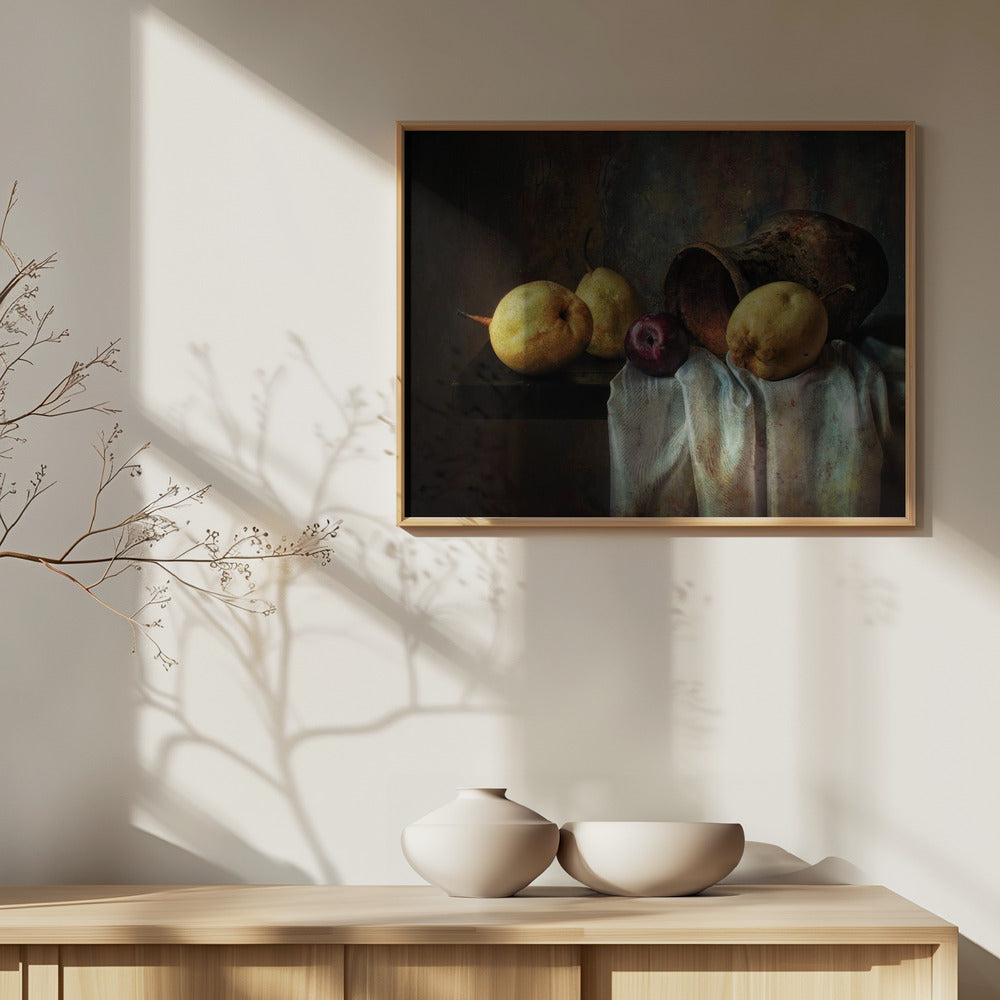 Sketch with pears | Poster