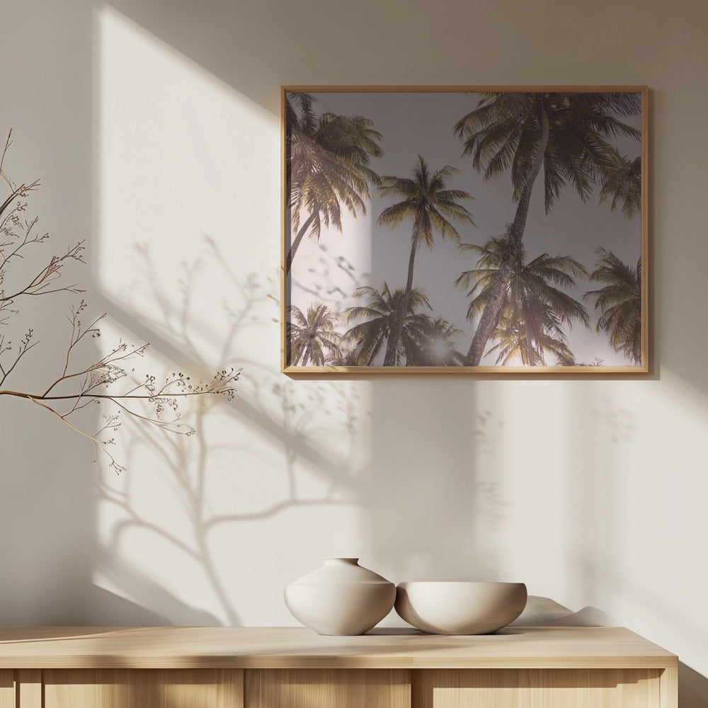Blush Palm Trees | Poster